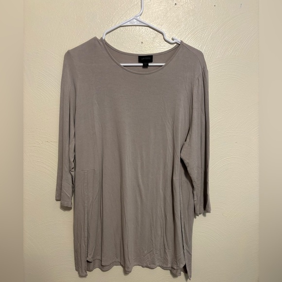 J. Jill Tops - J. Jill Wearever Collection L Petite Taupe Knit Tunic